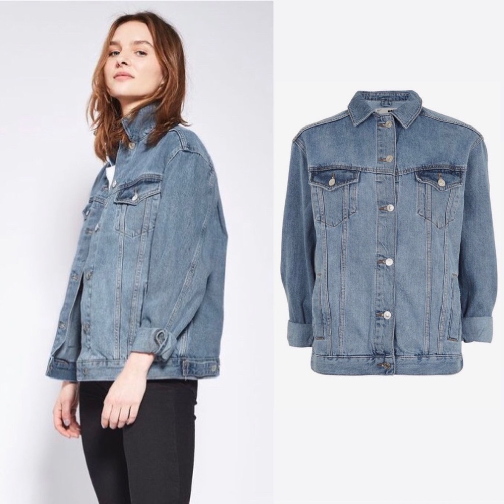 Topshop Oversized Denim Jacket